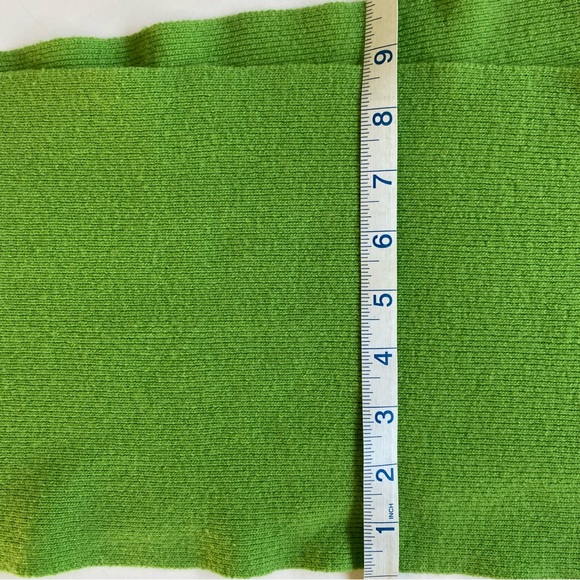 United Colors of Benetton Lime Green Knit Scarf - Picture 3 of 4
